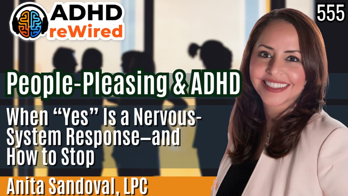Talk on people-pleasing and ADHD strategies.